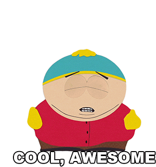 Cool Awesome Eric Cartman Sticker - Cool Awesome Eric Cartman South Park Stickers