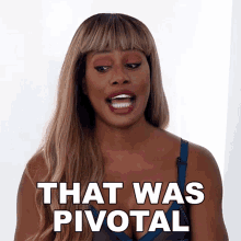 That Was Pivotal Laverne Cox GIF - That Was Pivotal Laverne Cox It Was Crucial GIFs