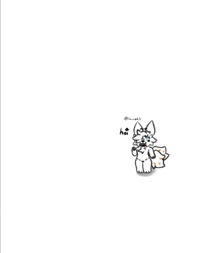 a pixel art of an explosion with smoke coming out of it on a white background