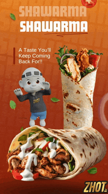 shawarma shawarma a taste you 'll keep coming back for !!