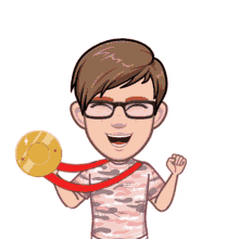 Boy Gold Medal GIF