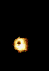 a pixelated image of an explosion with the letters df on the bottom right