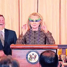 Funnyhillary Funny Glasses GIF - Funnyhillary Funny Glasses Hillary Clinton GIFs