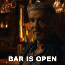 Bar Is Open Dwight The General Manfredi GIF - Bar Is Open Dwight The General Manfredi Sylvester Stallone GIFs