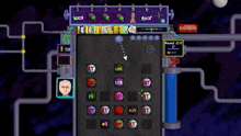 a computer screen shows a game with a score of 210 points