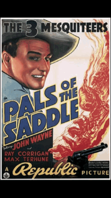 movies pals of the saddle poster