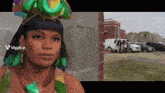a video of a woman with the words viggle.ai at the top