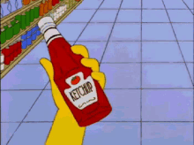 Ketchup Or Catsup? - The Simpsons GIF