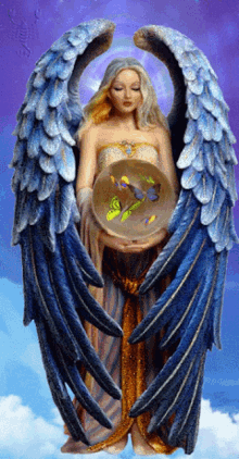 Angel Blue Angel GIF - Angel Blue Angel Butterflies GIFs