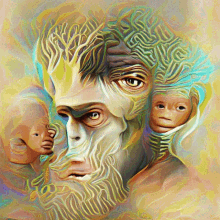 humanoid genesis virtualdream nft art ai