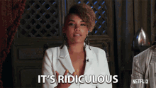 Its Ridiculous Allison Hargreeves GIF - Its Ridiculous Allison Hargreeves Emmy Lampman GIFs