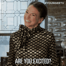 Are You Excited Liza Miller GIF