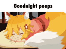 Anime Good Night Peeps GIF - Anime Good Night Peeps Sweet Dreams GIFs