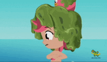 a discovery kids cartoon of a mermaid