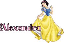 alexandra alexandra name snow white name graphic