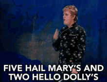 five hail mary hello dolly reenact reenactment comedian