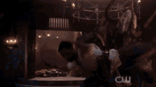 the outpost aaron fontaine tobin throwing the cw