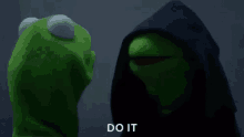 Do It Dark GIF - Do It Dark Kermit GIFs