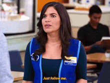 Superstore Amy Sosa GIF - Superstore Amy Sosa Just Follow Me GIFs