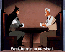 Dcau Batman GIF - Dcau Batman Coffee GIFs