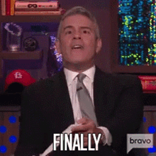 Finally Andy Cohen GIF - Finally Andy Cohen Watch What Happens Live GIFs