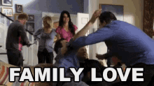modern family family love love family hug