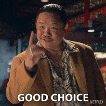 Good Choice Tony Tang GIF - Good Choice Tony Tang The Brothers Sun GIFs