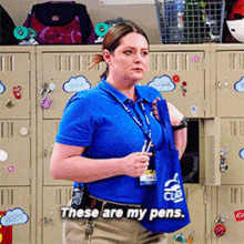 Superstore Dina Fox GIF - Superstore Dina Fox These Are My Pens GIFs