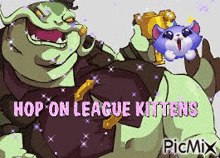 Hop On League Kittens Hop On League Lunatic Asylum GIF