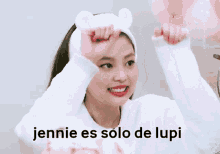 Jennie De Lupi Lupi Y Jennie GIF - Jennie De Lupi Lupi Y Jennie Jennie Es Solo De Lupi GIFs