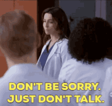 Greys Anatomy Amelia Shepherd GIF - Greys Anatomy Amelia Shepherd Dont Be Sorry GIFs