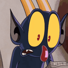 Shocked The Devil GIF - Shocked The Devil The Cuphead Show GIFs