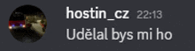 a screenshot of a message from hostin_cz