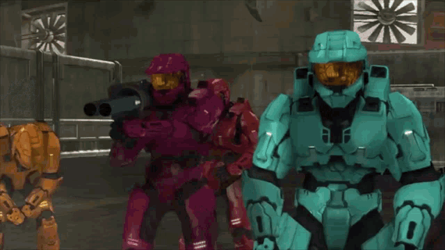 Red Vs Blue Tex GIF Red Blue Tex Rooster Teeth - Discover Share GIFs