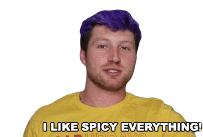 I Like Spicy Everything Hot Sticker - I Like Spicy Everything Spicy Hot Stickers