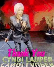 Cyndi Lauper Thank You GIF - Cyndi Lauper Thank You Thanks GIFs
