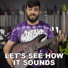 Lets See How It Sounds Andrew Baena GIF - Lets See How It Sounds Andrew Baena Lets Check The Sound GIFs