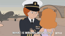 What Is Wrong With You Bill Murphy GIF - What Is Wrong With You Bill Murphy Haley Reinharty GIFs