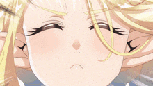 a girl with blonde hair and a flower in her hair is standing next to another girl with black hair