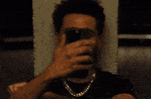 a man and woman are taking a selfie together