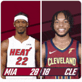 Miami Heat (28) Vs. Cleveland Cavaliers (18) First-second Period Break GIF - Nba Basketball Nba 2021 GIFs