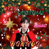 Wonwoo Christmas GIF - Wonwoo Christmas Merry Christmas GIFs
