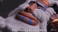 Protect Each Other Gran Brujo GIF - Protect Each Other Gran Brujo Maya And The Three GIFs
