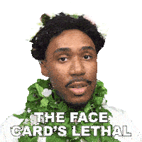 The Face Card'S Lethal Imurgency Sticker