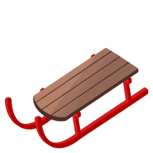 sledge wooden