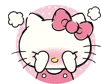Cute Hello Kitty Sticker - Cute Hello Kitty Shy - Discover & Share ...