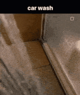 a picture of a shower with the words car wash on it