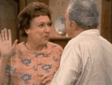 Edith Bunker Hand All In The Family GIF