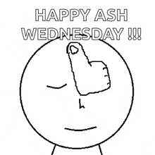 Ash Wednesday Forehead GIF - Ash Wednesday Forehead Catholic GIFs