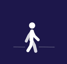 White Stick Man Walking GIF - White Stick Man Walking GIFs